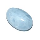Calcit blau Trommelstein Handschmeichler Glücksstein ca. 35 - 40 mm