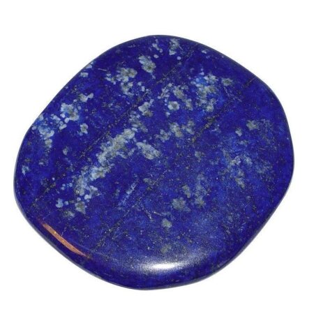 Lapislazuli TOP Scheibenstein flacher Trommelstein ca. 40 mm