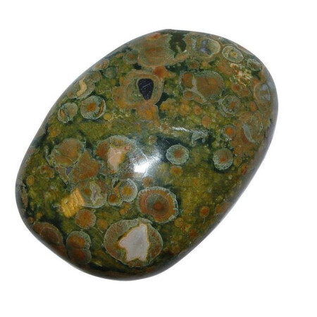 Rhyolith Scheibenstein flacher Trommelstein ca. 40 - 50 mm