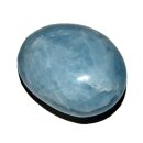 Calcit blau Madagaskar Trommelstein flach XXL...