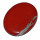 Jaspis rot Trommelstein flach gemaserter Scheibenstein ca. 40 x 25 mm