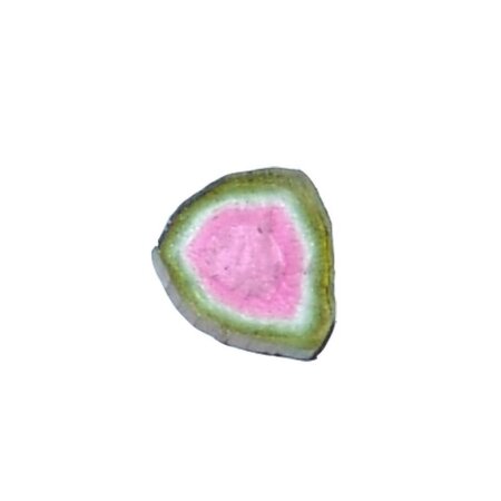 Wassermelonen Turmalin Scheibe ca. 5 x 5 x 2 mm Super A* Qualität