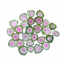 Wassermelonen Turmalin Scheibe ca. 5 x 5 x 2 mm Super A* Qualität
