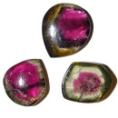 Wassermelonen Turmalin Scheibe Größe  ca. 10 x 9 x 2 mm Super A* Qualität