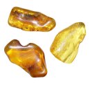 Bernstein 3 kleine Trommelsteine Handschmeichler...