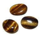 Tigerauge kleiner flacher Trommelstein Handschmeichler ca. 25-30 mm A*extra Qualität