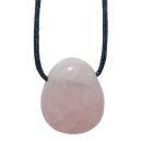 Rosenquarz Trommelstein Tropfen gebohrt (2,5 mm) ca. 30 x...