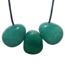 Aventurin Trommelstein Tropfen gebohrt (2,5 mm) ca. 30 x...