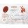 Goldfluss Anhänger flacher Trommelstein ca. 30 x 20 mm in Tropfen Form mit Bohrung ca. 2,5 mm