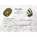 Rhyolith Anhänger Trommelstein ca. 30 x20 mm in Tropfen Form mit Bohrung ca. 2,5 mm