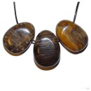 Holz versteinert Trommelstein Tropfen gebohrt (2,5 mm)...