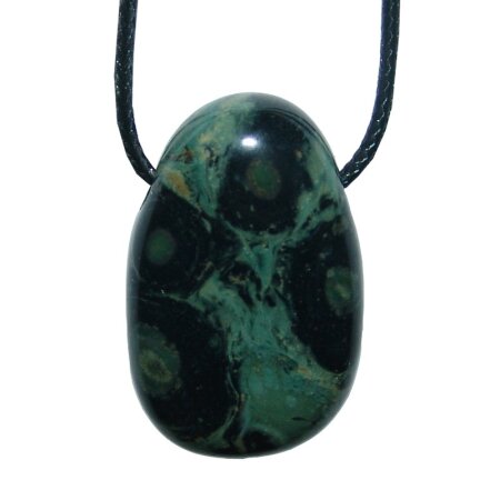 Eldarit Nebulastein Anhänger flacher Trommelstein ca.35 x...