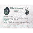 Eldarit Nebulastein Trommelstein Tropfen gebohrt (2,5 mm) ca. 35 x 25 mm Anhänger Edelstein