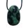Eldarit Nebulastein Anhänger flacher Trommelstein ca.35 x 25 mm  in Tropfen Form mit Bohrung: ca. 2,5 mm
