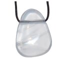 Girasolquarz/Nebelquarz Trommelstein Tropfen gebohrt (2,5...