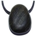 Obsidian Gold Trommelstein Tropfen gebohrt (2,5 mm) ca....