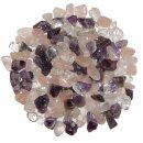 Bunte Trommelstein 1 kg Mischung mini Amethyst Rosenquarz...