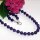 Amethyst Kugel Kette 45 cm lang 8mm Kugel 925iger Silber Verschluss