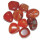 Carneol - Achat 100 g  Trommelsteine Wassersteine ca. 20 - 30 mm  ca. 5 - 8 Steine