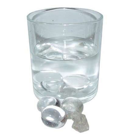 KLARHEIT und BEWUSSTSEIN Edelsteinwasser Wassersteine Mischung Bergkristal