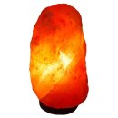 4,0 - 6,4 kg Salzlampe Bosalla® mit Palisander-Holz Sockel, Salz Leuchte mit 120 cm Kabel weiß