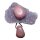 3er SET Rhodonit Trommelstein Anhänger mit Band und Rhodonit Trommelstein und Amethyst Drusen Stück