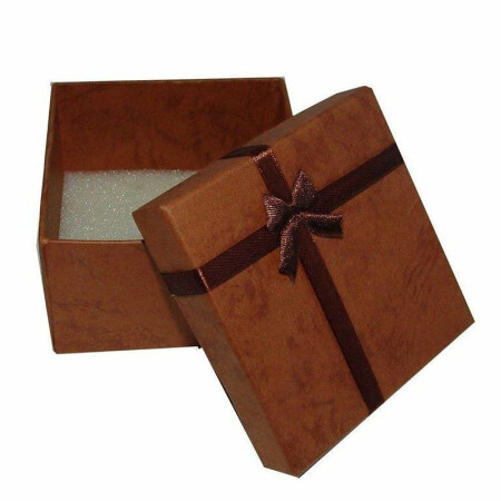 Geschenk Schachteln für Schmuck oder Anderes mit Schleife verziert(7,7x7,7x4,5cm)