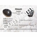 Hämatit Ring 6 mm Breite schönes glänzendes grau anthrazit Größe