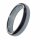Hämatit Ring 6 mm Breite schönes glänzendes grau anthrazit Größe