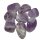 Amethyst 100 g Trommelsteine 6 - 10 Steine, schöne Handschmeichler