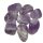 Amethyst 100 g Trommelsteine ca. 15 - 30 mm, 6 - 10 Steine schöne Handschmeichler