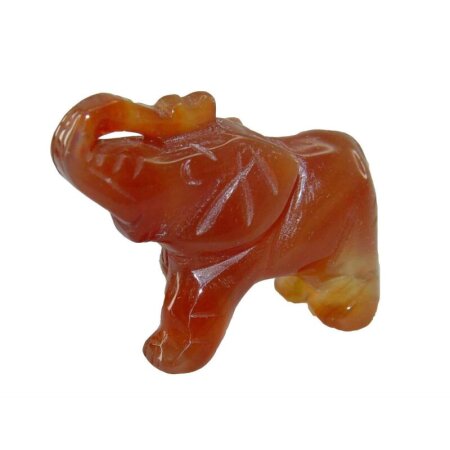 Carneol - Achat Elefant ca. 30 x 22 mm