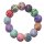 Fimo Armband Ø 15 mm Kugel wunderschöne Muster und bunte Farben ca. 19-20 cm