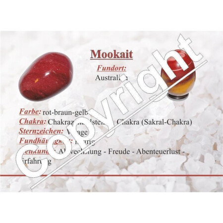 Edelsteinkarten- Mookait