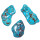 Türkis ArizonaTrommelstein Anhänger gebohrt flach freie Form ca. 20 - 30 mm SUPER Qualität