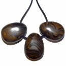 Stromatolith Trommelstein Tropfen gebohrt (2,5 mm) ca. 30...