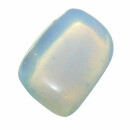 Opalith (Glas, synthetisch) milchig- blau- durchsichtiger...