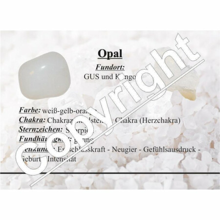 Edelsteinkarten- Opal