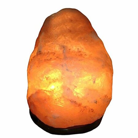3,0 - 4,0 kg Salzlampe Bosalla® mit Palisander-Holz...