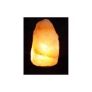 6,5 - 9,9 kg Salzlampe Bosalla® mit Palisander-Holz Sockel, Salz Leuchte mit 120 cm Kabel schwarz