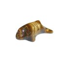 Tigerauge Delfin / Delphin  ca. 40 x 12,5 mm