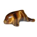 Tigerauge Delfin / Delphin  ca. 50 x 18 mm