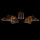 Tigerauge Delfin / Delphin  ca. 50 x 18 mm