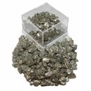 Pyrit kleine Kristalle auch Katzengold genannt in Box...