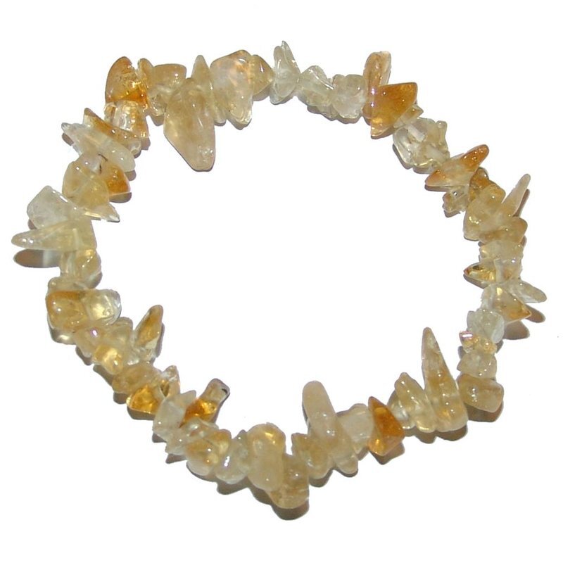 ~ SCHÖNES EDELSTEIN SPLITTER ARMBAND ~ CITRIN ~ ELASTISCH ~ ~ SCHÖNES EDELSTEIN SPLITTER ARMBAND ~ CITRIN ~ ELASTISCH ~