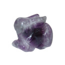 Amethyst Hase Häschen  ca. 30 x 22  mm