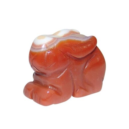 Carneol - Achat Hase Häschen ca. 30 x 22  mm