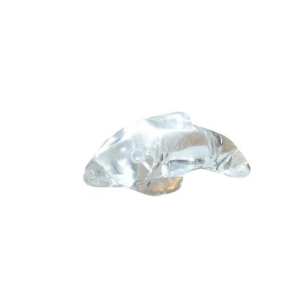 Bergkristall Delfin ca. 30 x 10 mm