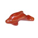 Carneol-Achat Delfin ca. 30 x 10 mm