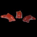 Carneol-Achat Delfin ca. 30 x 10 mm